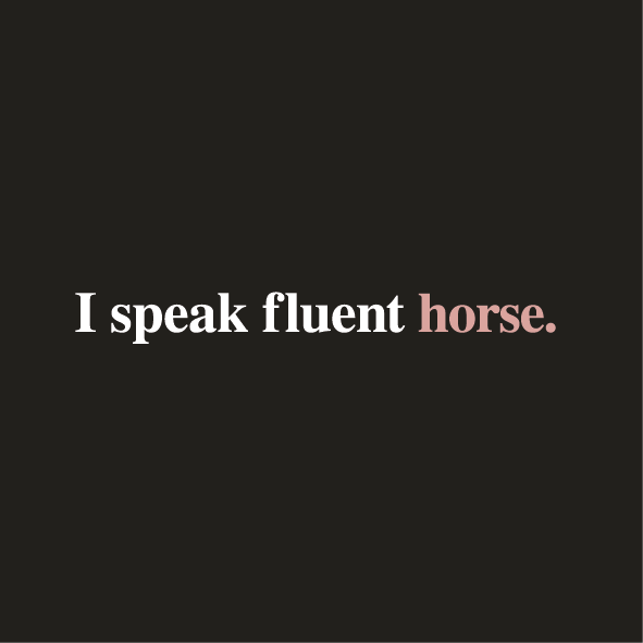 I speak fluent horse Fridge Magnet
