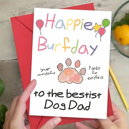 Happie Burfday Card