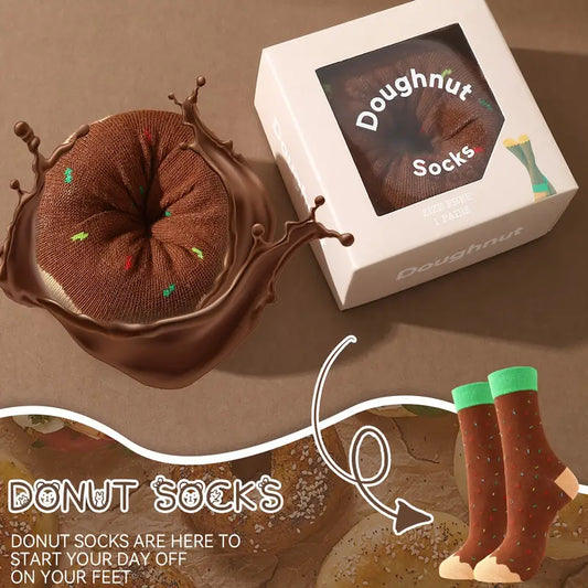 Chocolate Donut Socks