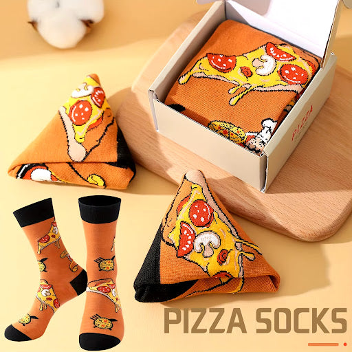 Pizza Pattern Socks